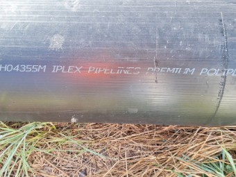 Irrigaton Pipes - IPlex DN355 SDR41 POLY PE100