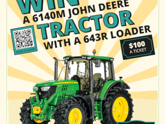 *WIN* A JOHN DEERE 6140M TRACTOR WITH A 643R SELF LEVELLING LOADER ...