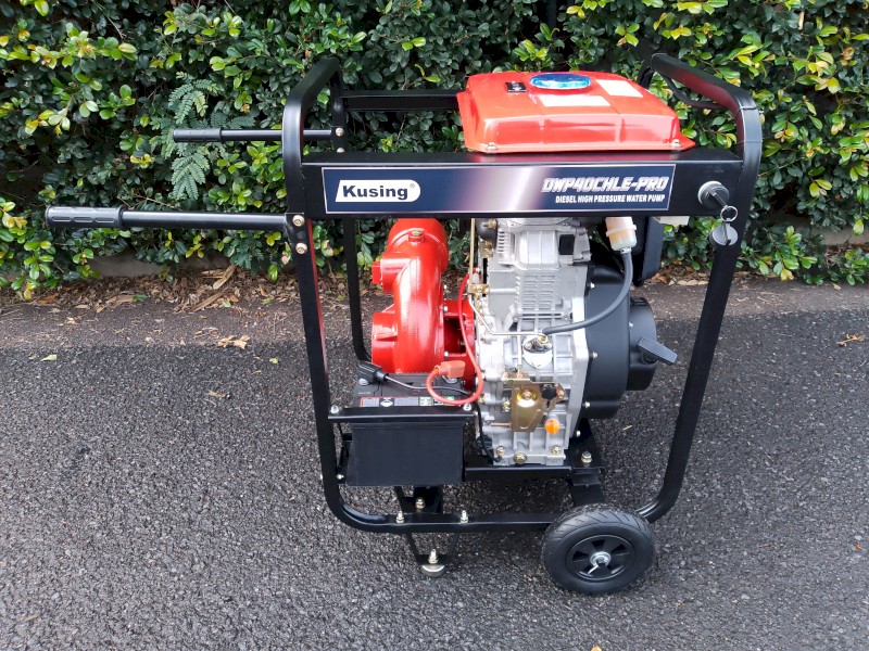 Kusing 4 Inch Pro Diesel High-Pressure Cast-Iron Water Pump 22HP