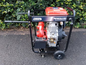 Kusing 4 Inch Pro Diesel High-Pressure Cast-Iron Water Pump 22HP