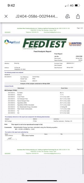 Canola Straw Tailings 8x4x3 Bales