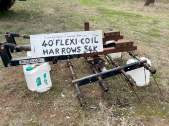 40ft Flexi-Coil Finger Harrows