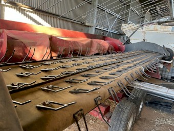 2009 Case IH 3016 Canola Front