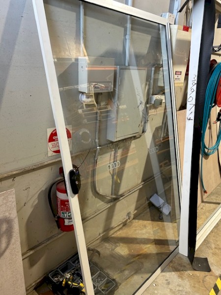 New Aluminium Sliding Door and Frame-Never Used