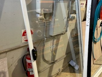 New Aluminium Sliding Door and Frame-Never Used