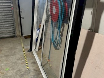 New Aluminium Sliding Door and Frame-Never Used