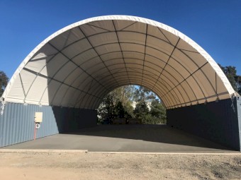 40ft x 80ft Container Shelter