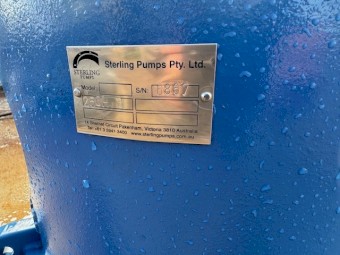 200mm stainless steel Line shaft Bore pumping system. 