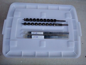 STIHL MS280 Chainsaw with ATOM Borer Fitted