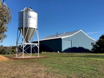 GE 22m3 (Approx. 13T) Pellet Silo