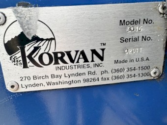 Korvan 2003 Grape Harvester for sale