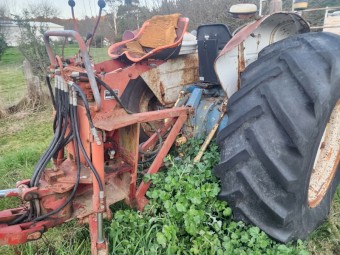 Ford 4000 + 3pl backhoe