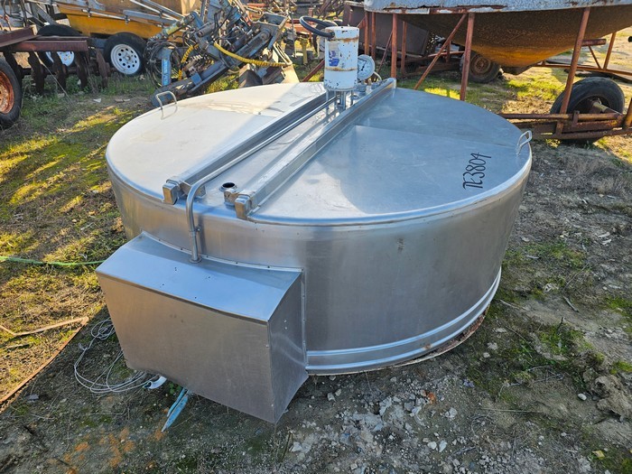 Round Stainless Steel Milk Vat