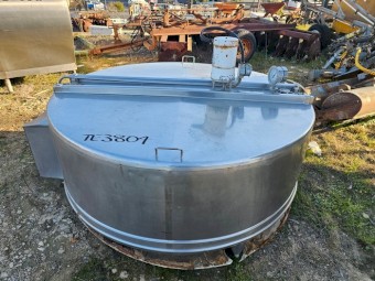 Round Stainless Steel Milk Vat
