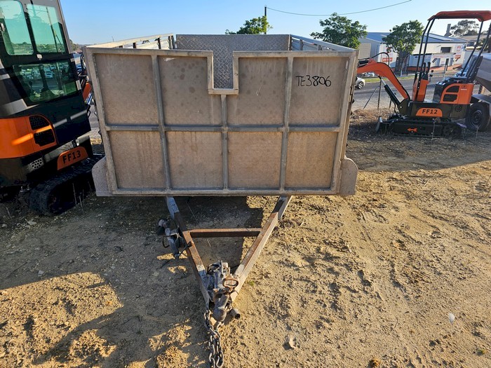 Tandem Trailer with High Sides - 2000mm x 3630mm