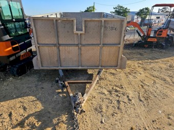 Tandem Trailer with High Sides - 2000mm x 3630mm