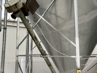 1 x Grain Silo with Auger 24T & 1 x Pellet Silo with Auger 9T