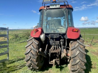 2008 Case IH JX90 Tractor and Challenge Loader
