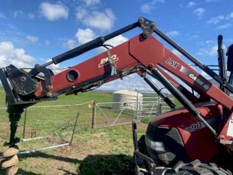 2008 Case IH JX90 Tractor and Challenge Loader