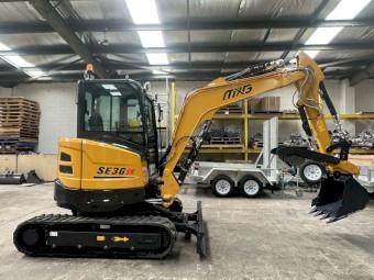 2024 MXG SE36SR Excavator (3.8T).two patter control,air con,mini excavator