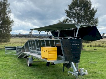 2020 Perkinz Three (3) Stand Crutching Trailer (Very Good Condition)