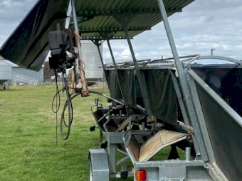 2020 Perkinz Three (3) Stand Crutching Trailer (Very Good Condition)