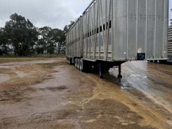 2006 Shanks B Double Cattle Trailers