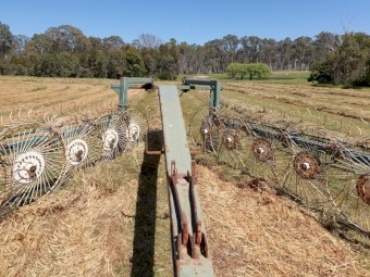 John Shearer 12 wheel V Rake