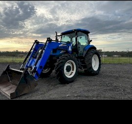 2004 New Holland TS110A Tractor with FEL