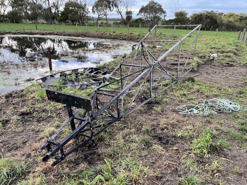 Windmill frame and fan