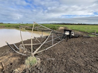 Windmill frame, gearbox and fan