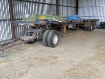 Farm hay trailer
