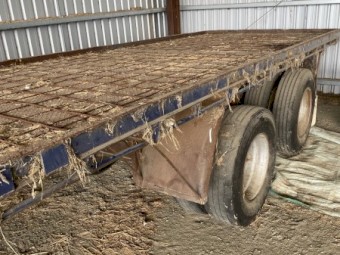 Farm hay trailer