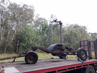 Travelling irrigator, Southern Cross 