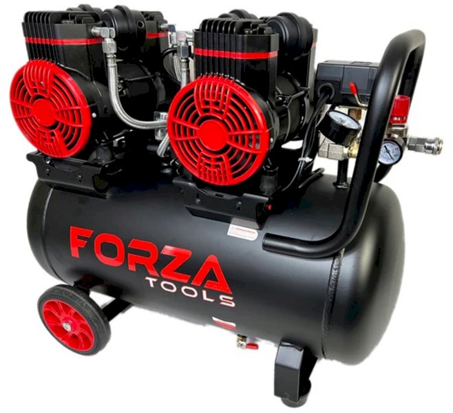 FORZA Oil Free Air Compressor 325LPM 2 x 1450W 50L 15amp