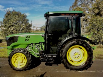 2021 JOHN DEERE 5100GF 4x4 100hp VINEYARD/ORCHARD TRACTOR