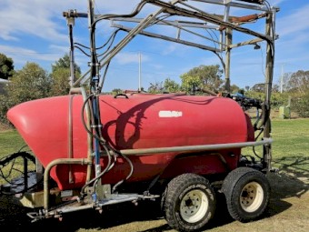 Silvan 3600lt 3 row weedicide sprayer