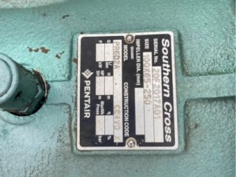 Irrigation Pump - Southern Cross 100 x 65-250 with a Deutz 4 Cylinder Diesel Engine 