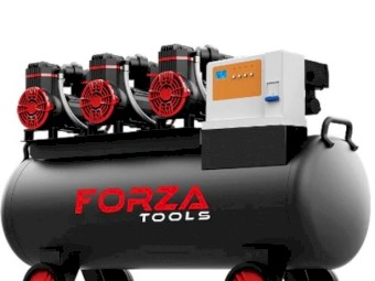 FORZA Oil Free Air Compressor 300LPM 3 x 900W 100L 15amp