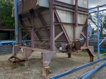 Stainless Steel Hopper with 450mm Screw