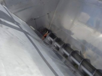 Stainless Steel Hopper with 450mm Screw