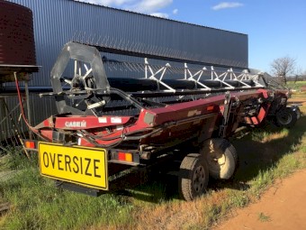 2012 Case IH DH302 Windrower Front