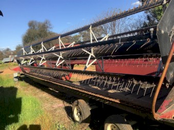 2012 Case IH DH302 Windrower Front