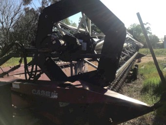 2012 Case IH DH302 Windrower Front
