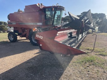 Case 2366 and 1042 30ft Draper “Little Red”