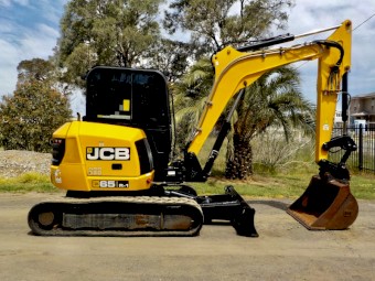2017 JCB 65R-1 Zero Swing Rubber Tracked 6.8 Tonne Mini Excavator