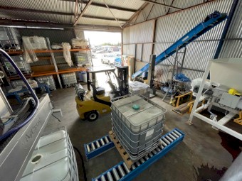 Pallet / Ground Conveyors - heavy duty steel rollers 