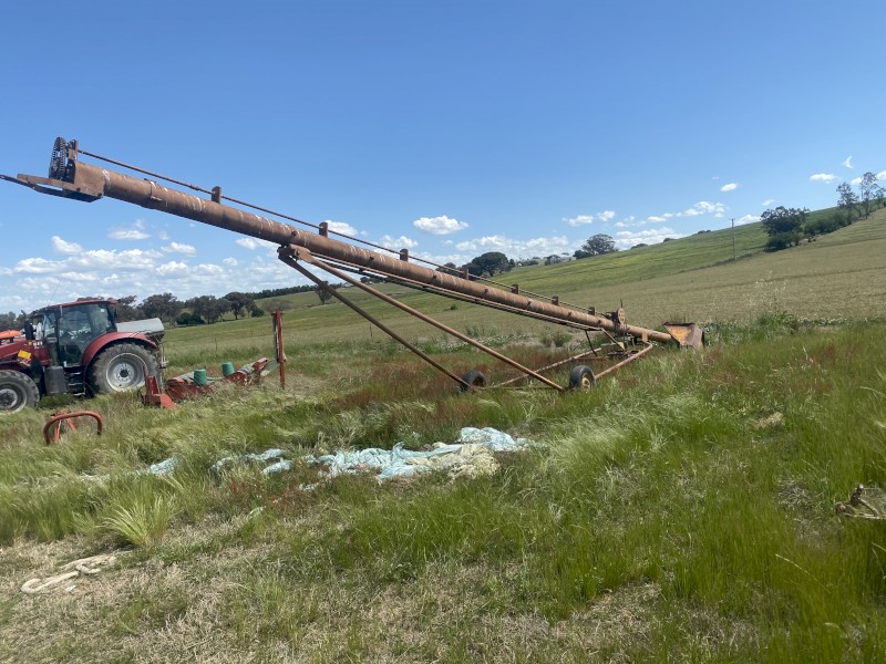 42 feet x 8 inch Parkes industry Grain Auger