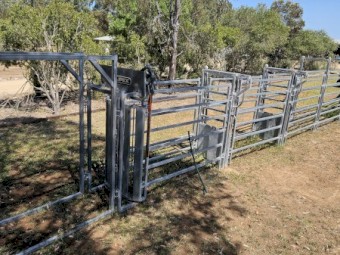 Portable cattle yards 