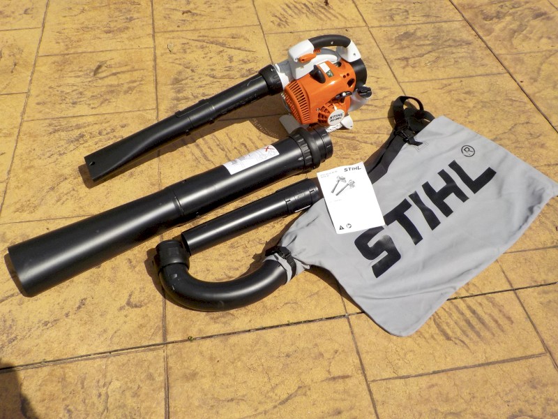  Brand New STIHL BS 86C Professional Garden Blower & Leaf Vacuum Kit